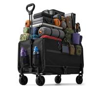 Relaxdays Foldable trolley with tailgate