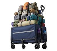 Relaxdays Foldable trolley with tailgate