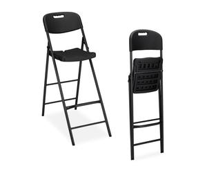 Relaxdays Folding Bar Stool Set of 2