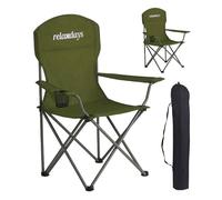 Relaxdays Folding camping chair, set of 2