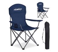 Relaxdays Folding camping chair, set of 2