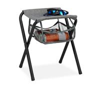 Relaxdays Folding Camping Stool with Pocket
