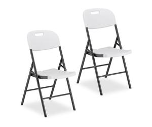 Relaxdays Folding Chair for Garden in a Set of 2