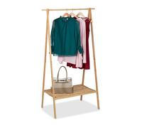Relaxdays Folding Coat Rack with Shelf