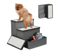Relaxdays Folding Dog Stairs with 3 Steps