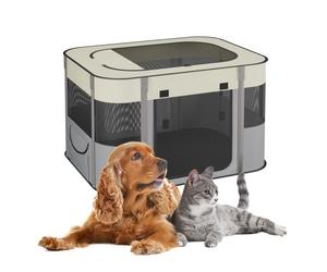 Relaxdays Folding In- & Outdoor Pet Playpen