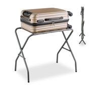 Relaxdays Folding Metal Suitcase Rack