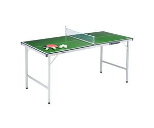 Relaxdays Folding midi table tennis set