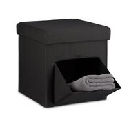 Relaxdays Folding Ottoman with Flap