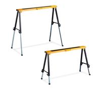 Relaxdays Folding Sawhorse with Handle Set of 2