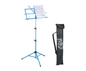 Relaxdays Folding Sheet Music Stand in Blue