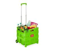 Relaxdays Folding Shopping Trolley