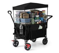 Relaxdays Folding trolley with roof