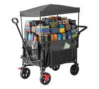 Relaxdays Folding trolley with roof