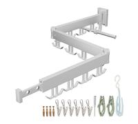 Relaxdays Folding Wall-Mounted Clothes Airer