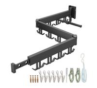 Relaxdays Folding Wall-Mounted Clothes Airer