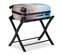 Relaxdays Folding Wooden Luggage Rack