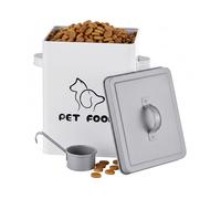 Relaxdays Metal food box w/ scoop