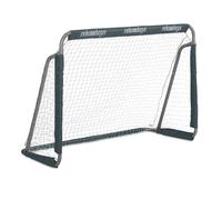 Relaxdays Football Goal, Garden Play Equipment, Kids & Adults, HWD 110 x 150 x 75 cm, Metal, Goalposts, Training, Grey