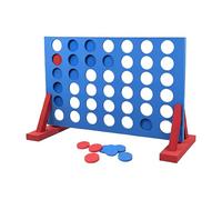 Relaxdays Forza 4 XXL, Outdoor Game for Children and Adults, HLP 49 x 73 x 33 cm, Quattro in a Row, Eva Foam, Blue-Red