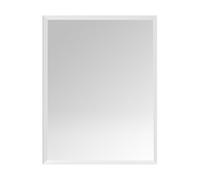 Relaxdays Frameless Bevelled Rectangular Mirror 40x50 cm Portrait/Landscape for Hallway & Bathroom