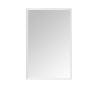 Relaxdays Frameless Rectangular Mirror 40x60cm Bevelled Wall Mirror for Hallway & Bathroom