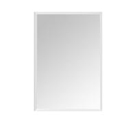 Relaxdays Frameless Rectangular Mirror, 50 x 70 cm, Beveled Edges, Wall Mounted for Bathroom & Hallway