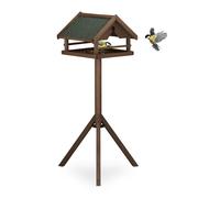 Relaxdays Free-Standing Brown Birdhouse