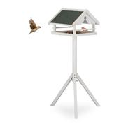 Relaxdays Free-Standing White Birdhouse