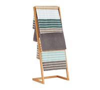 Relaxdays Freestanding Bamboo Towel Rack
