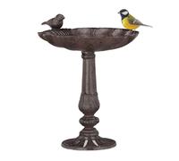 Relaxdays Freestanding Cast Iron Bird Bath