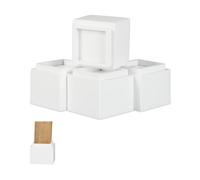 Relaxdays Furniture Risers Set Of 4 In Various Col