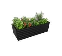 Relaxdays Galv. raised bed 57x180x90cm
