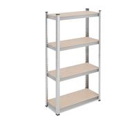 Relaxdays Galvanised Heavy Duty Shelving 4 Shelves