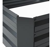 Relaxdays Galvanised iron raised bed