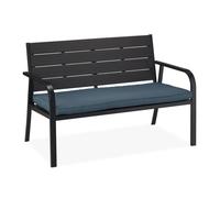 Relaxdays Garden bench with seat cover