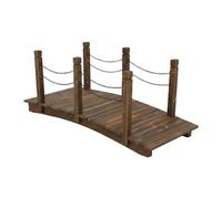 Relaxdays Garden bridge w/ chains