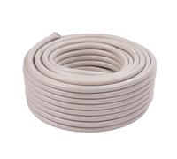 Relaxdays Garden Hose, 50 m, Universal Water Hose 1/2 Inch, UV and Weatherproof, Woven Hose Garden, Polypropylene, Beige