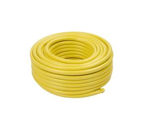 Relaxdays Garden Hose, 70 m, Universal 1/2" Hose, UV & Weatherproof, Reinforced PP, Yellow
