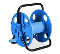 Relaxdays Garden Hose Reel in Blue and Black