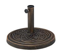 Relaxdays Garden Parasol Base For Pole Ø34 - Ø48mm