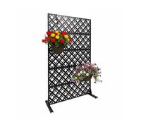 Relaxdays Garden privacy screen, diamond motif