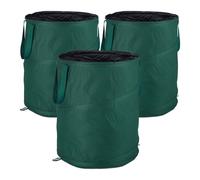 Relaxdays Garden Sack Set of 3 Pop-up 160 L