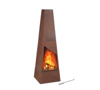 Relaxdays Garden Stove with Grill Function