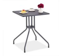 Relaxdays Garden table in black wood look