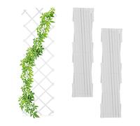 Relaxdays Garden Trellis, Set of 3, Extendable, Support for Climbing Plants, ...