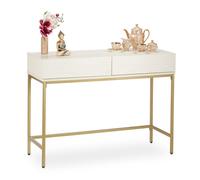 Console table 2 Drawers Narrow Storage Table Modern Storage Table Easy Assembly