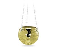 Relaxdays Gold disco ball planter