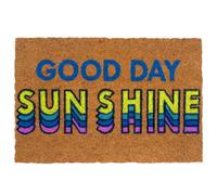 Relaxdays "Good Day Sunshine" coconut mat