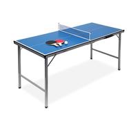 Relaxdays Green ping pong table with accessories